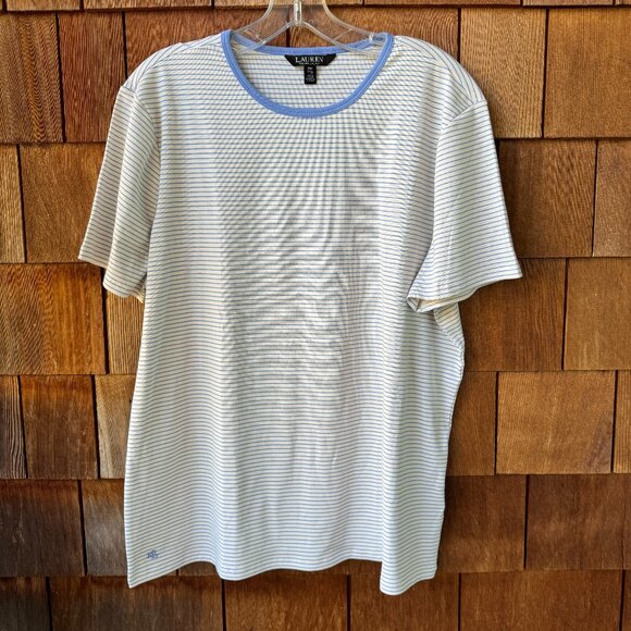 NWOT Ralph Lauren Set of Two Crewneck Short Sleeve T-Shirts in Women's 2X - Picture 3 of 15